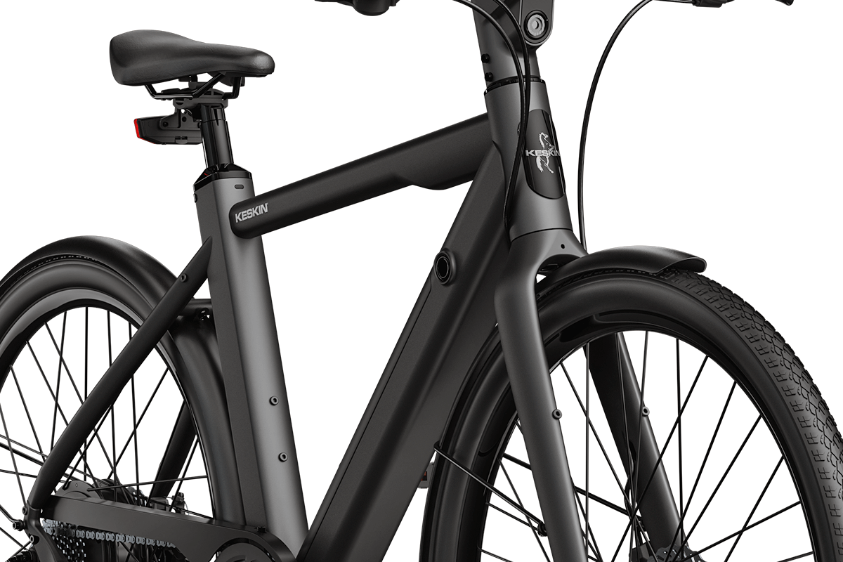Keskin E-Bike cBike 1 in modern design mit robustem Rahmen und hochwertigen Komponenten. Ideal für städtische Abenteuer.