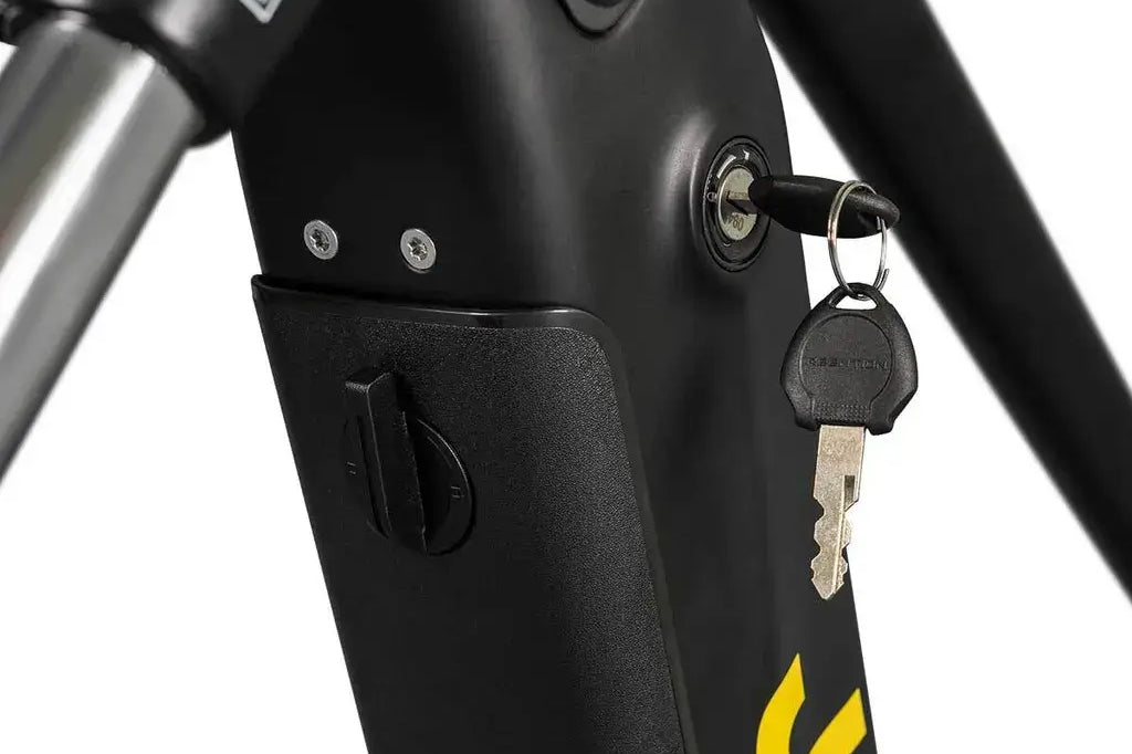 Nahaufnahme des Motors des Jeep Mountain E-Bike MHM 7000 für leistungsstarke Unterstützung.