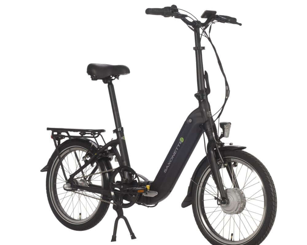 Direktansicht des Saxonette Compact Comfort Plus 2.0 Falt-E-Bikes