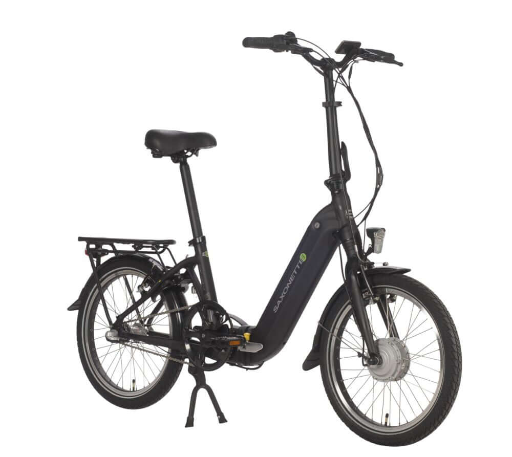 Saxonette Compact Comfort Plus 2.0 in Schwarz Detail-Ansicht mit SFM-Motor