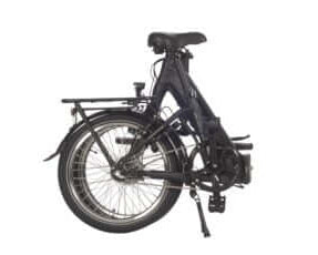 Gefaltetes Saxonette Compact Comfort Plus 2.0 Falt-E-Bike für einfachen Transport