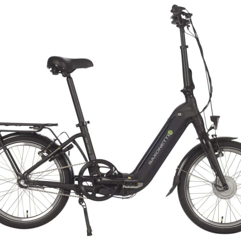 Seitenansicht des Saxonette Compact Comfort Plus 2.0 Falt-E-Bikes