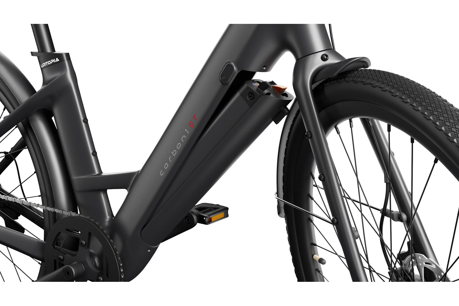 Entnehmbarer Samsung-Akku des Urtopia Carbon 1 ST