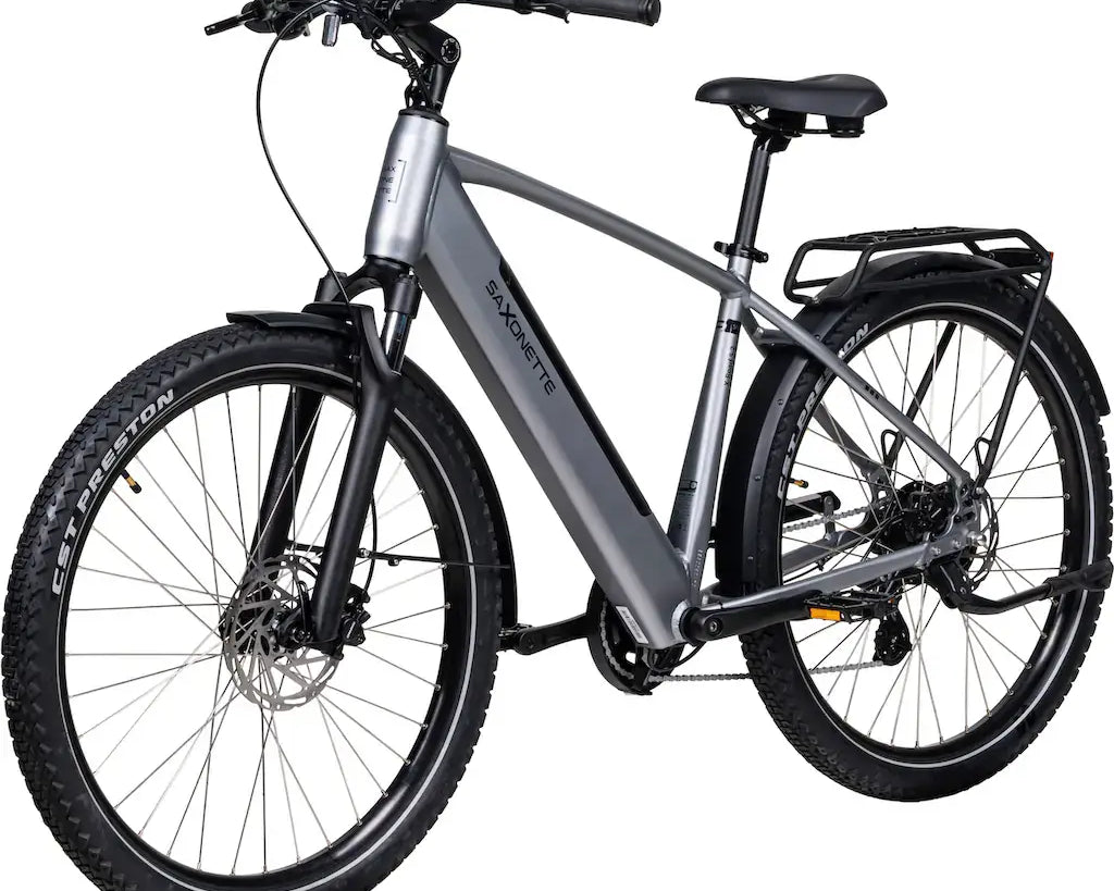 Saxonette X-ROAD 5.2 Trekking E-Bike – Hinterrad mit Schaltung und Motor