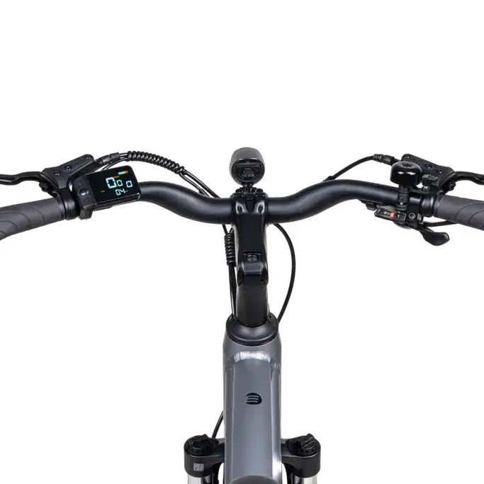 Saxonette X-ROAD 5.2 Trekking E-Bike – Lenker mit Bedienelementen und LCD-Display