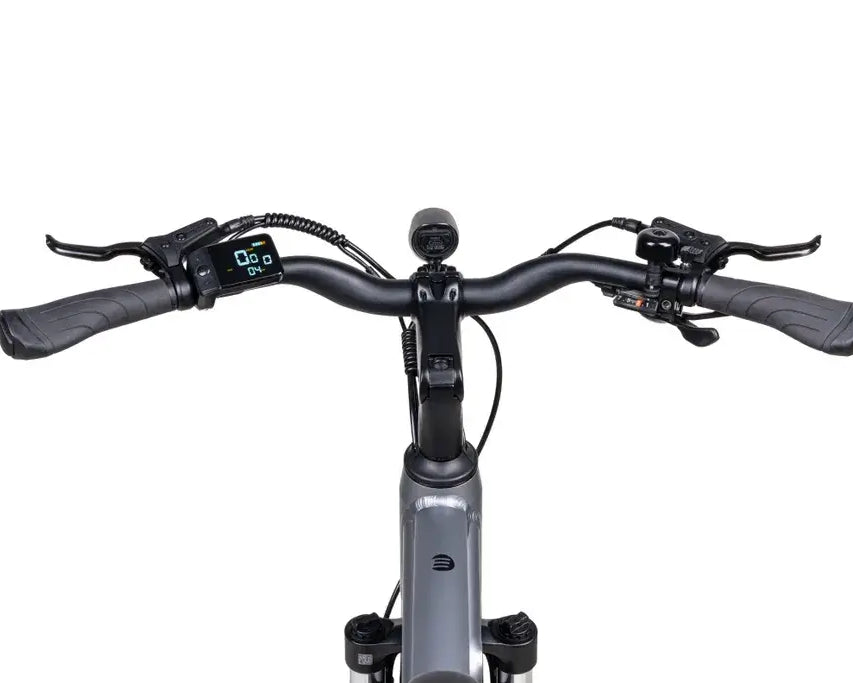 Saxonette X-ROAD 5.2 Trekking E-Bike – Lenker mit Bedienelementen und LCD-Display