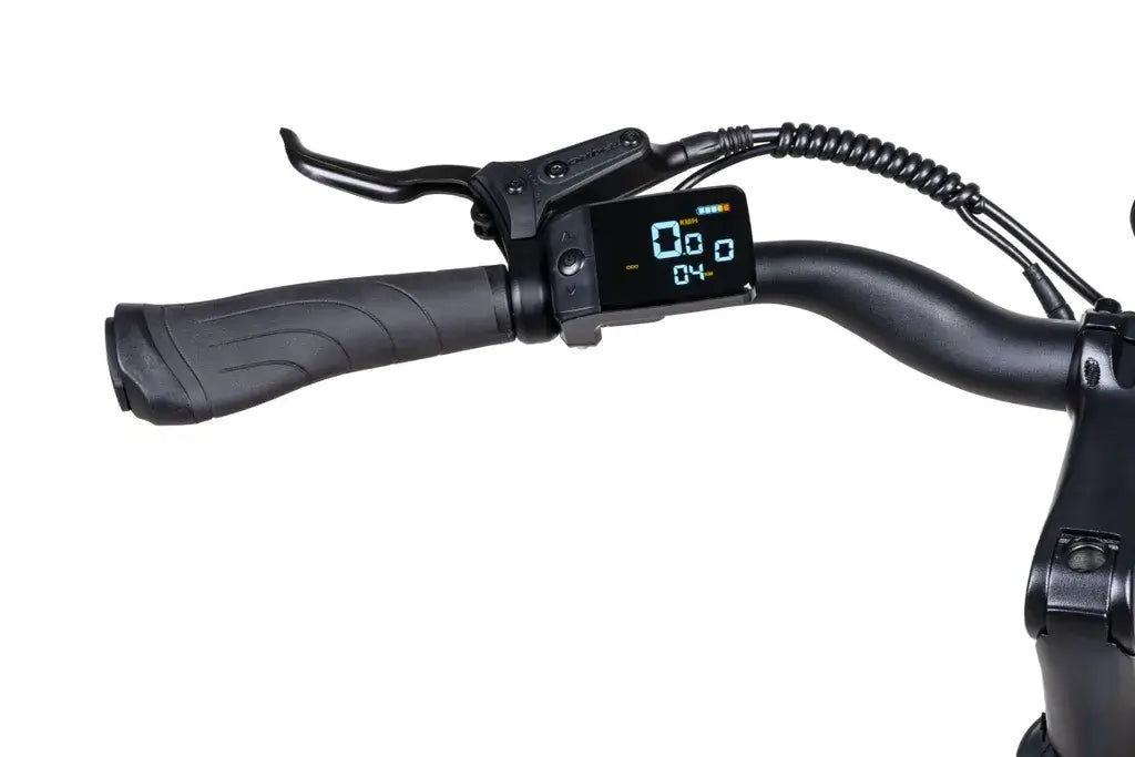 Lenkeransicht des Saxonette X-ROAD 5.2 E-Bikes mit Bedienelementen