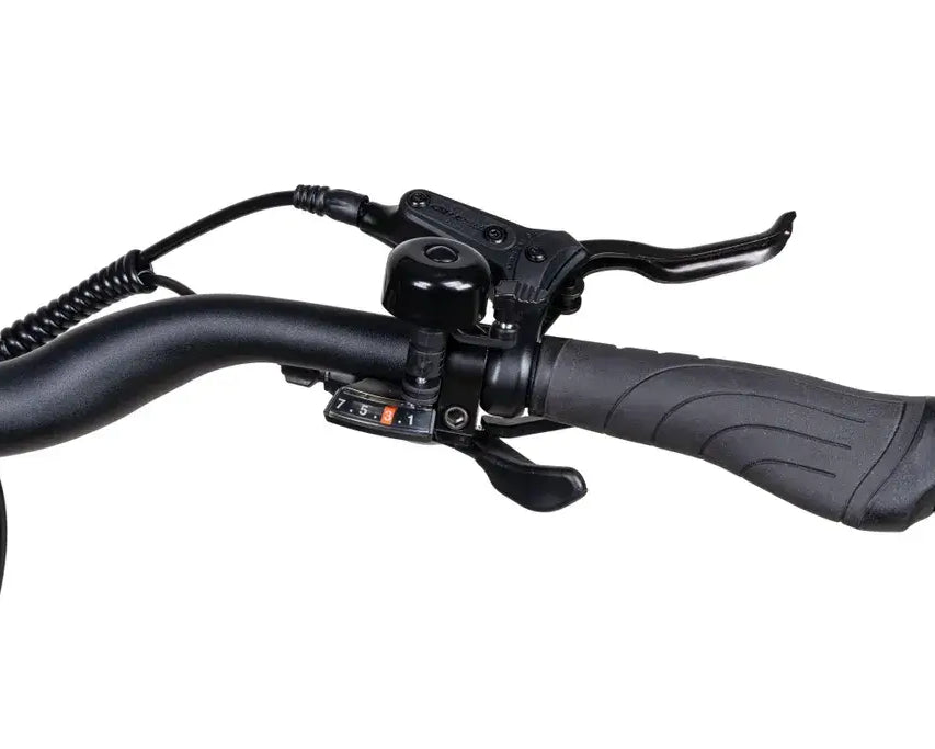 Lenkeransicht des Saxonette X-ROAD 5.2 E-Bikes mit Bedienelementen