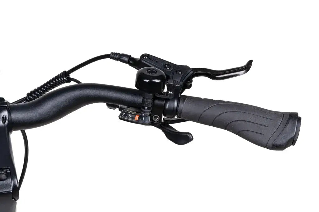 Lenkeransicht des Saxonette X-ROAD 5.2 E-Bikes mit Bedienelementen