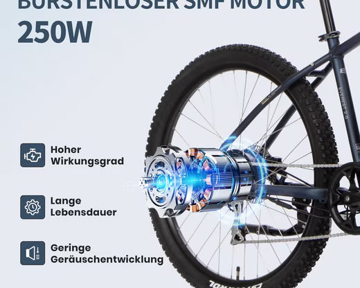 Saxx Everest 2.0 E-MTB Hinterradmotor SFM – 250W, 45 Nm Drehmoment