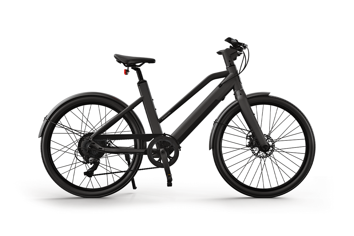 Keskin E-Bike cBike 1V in schwarzem Design, modernes E-Bike für tägliche Fahrten und umweltfreundliche Mobilität.