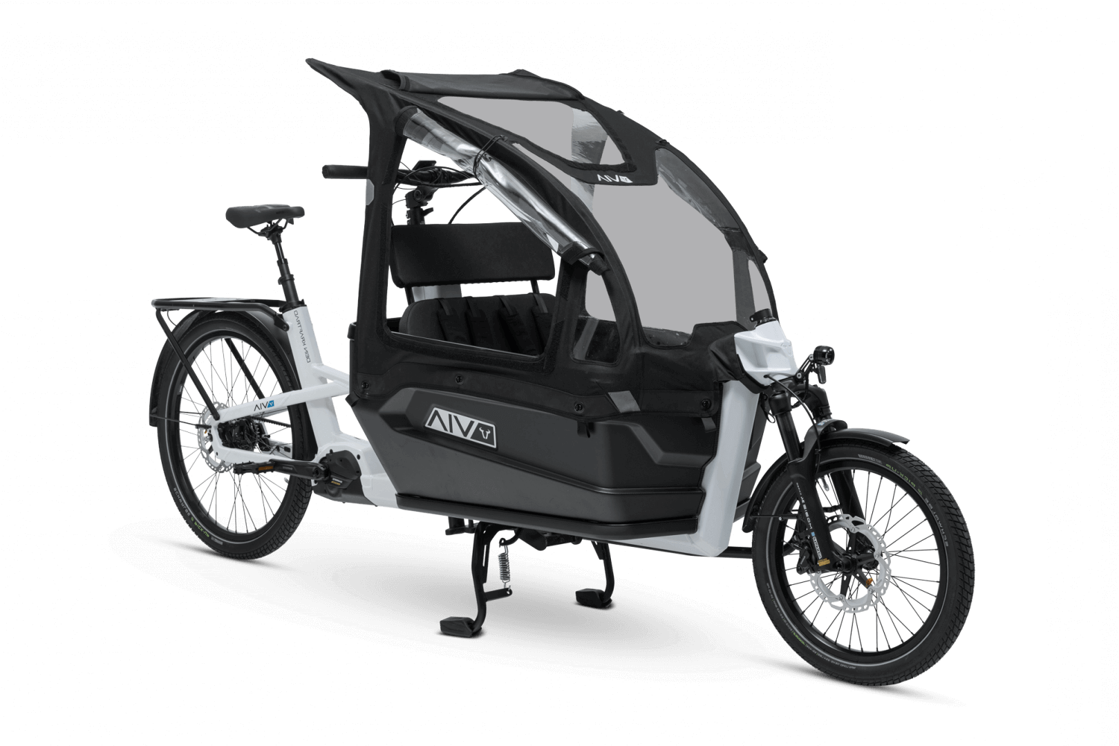 VIA Family E-Lastenrad für Familien mit Komfort, sicher und ideal für den Stadtverkehr.