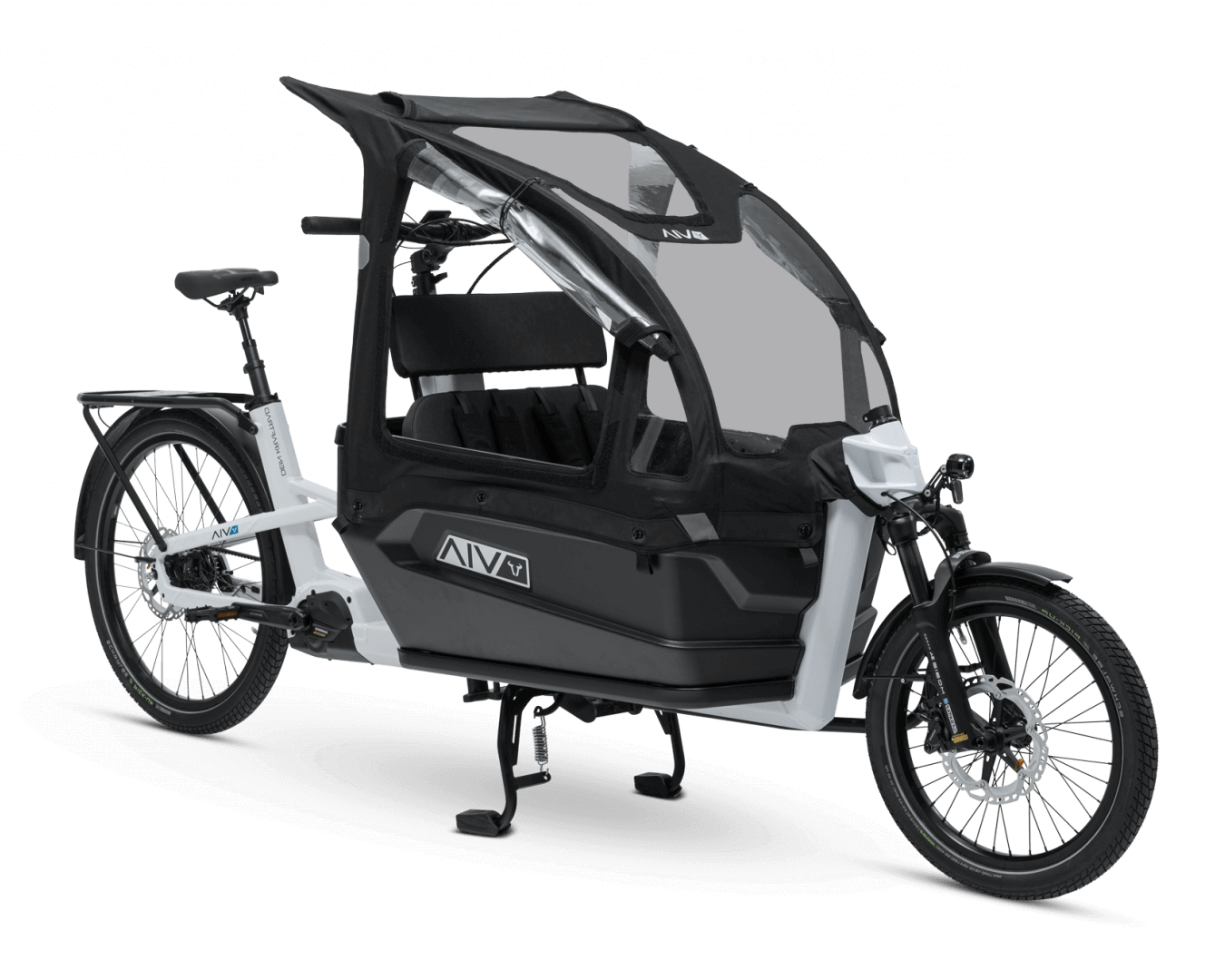 VIA Family E-Lastenrad für Familien mit Komfort, sicher und ideal für den Stadtverkehr.