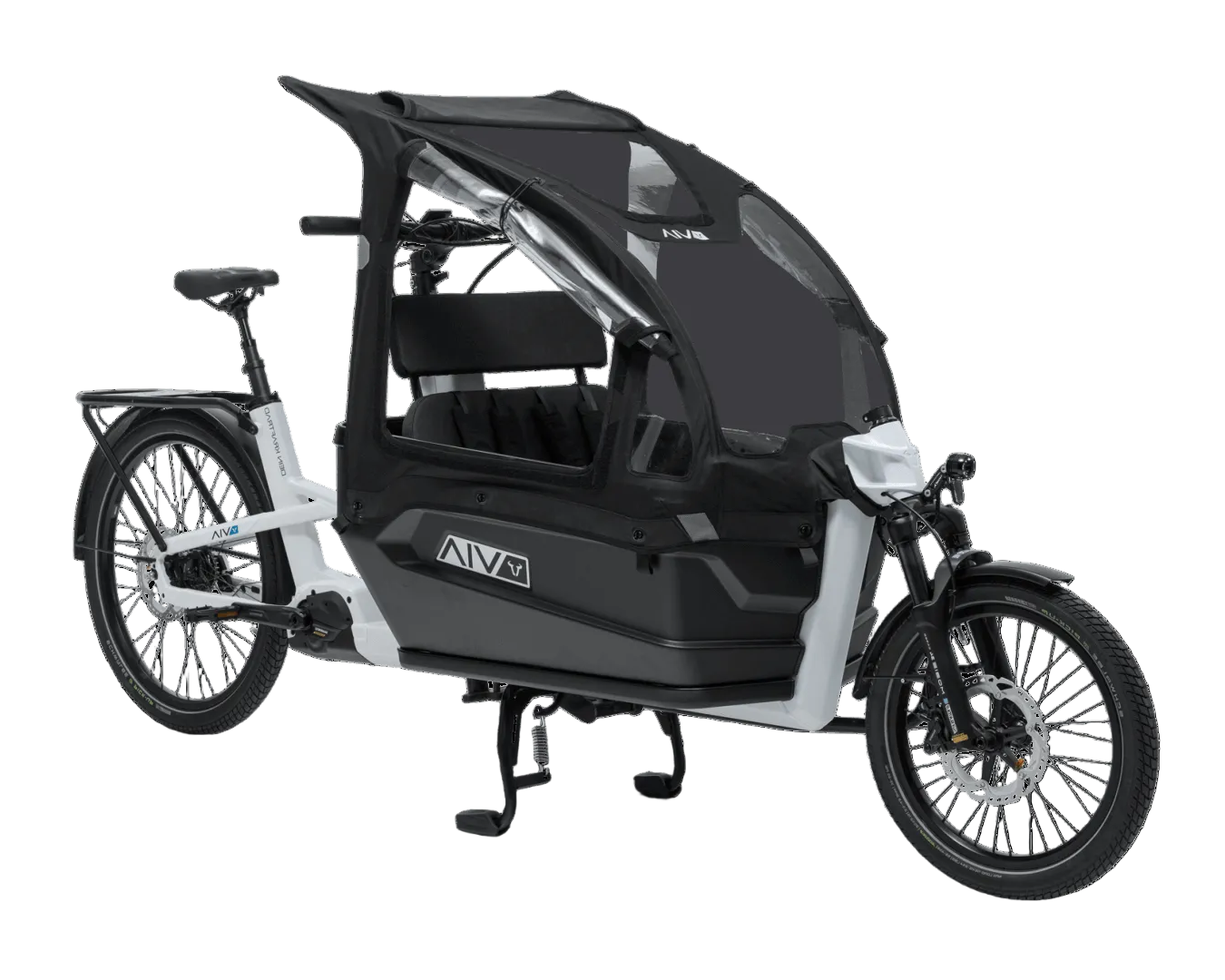 VIA Family E-Lastenrad für Familien mit Komfort, sicher und ideal für den Stadtverkehr.