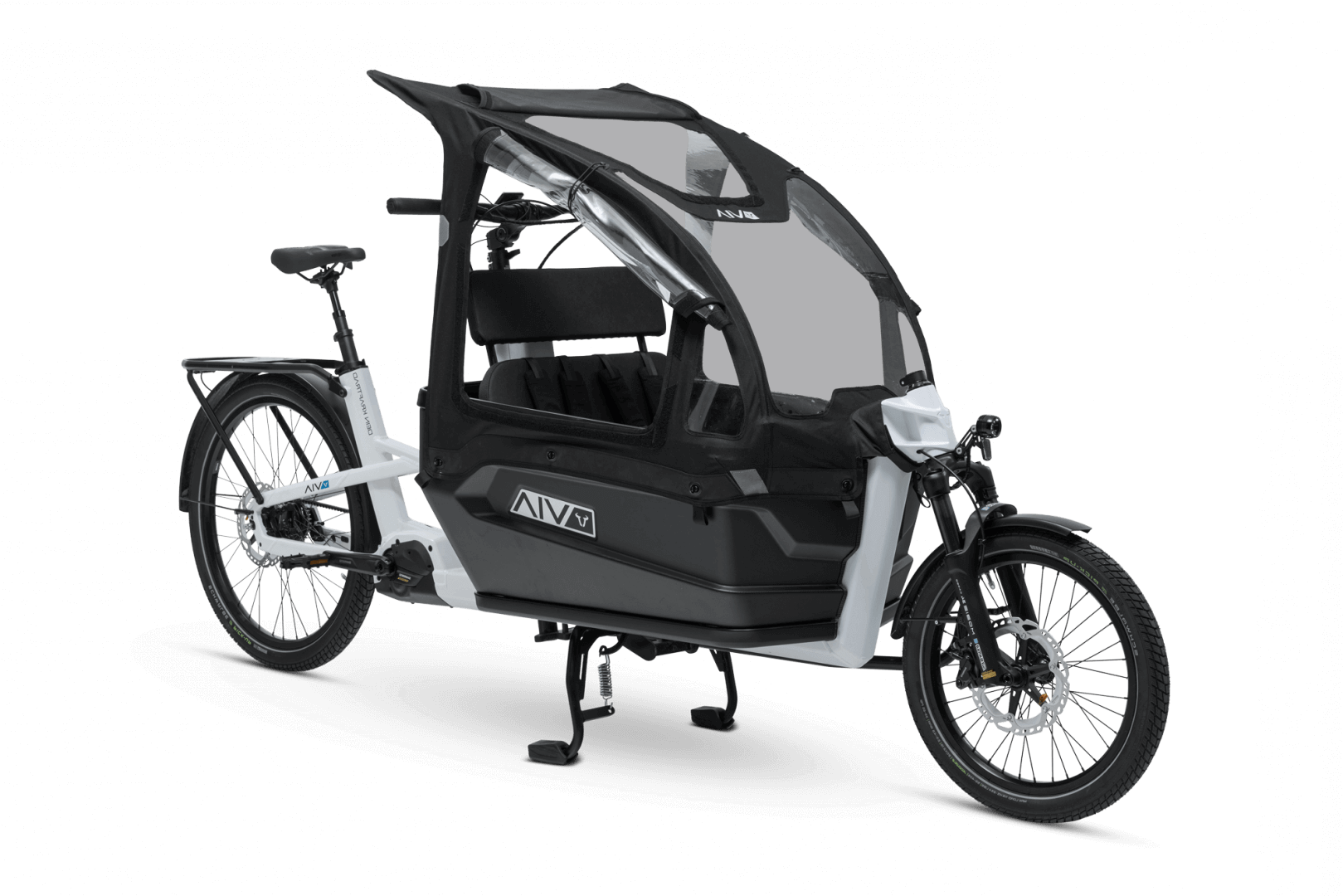 VIA Family E-Lastenrad für Familien mit Komfort, sicher und ideal für den Stadtverkehr.