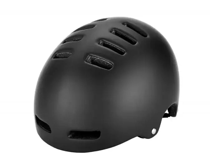 Lazer Armor 2.0 E-Bike Helm in Schwarz, schräg von hinten mit Belüftungsschlitzen für optimale Luftzirkulation