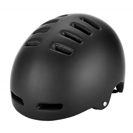 Lazer Armor 2.0 E-Bike Helm in Schwarz, schräg von hinten mit Belüftungsschlitzen für optimale Luftzirkulation