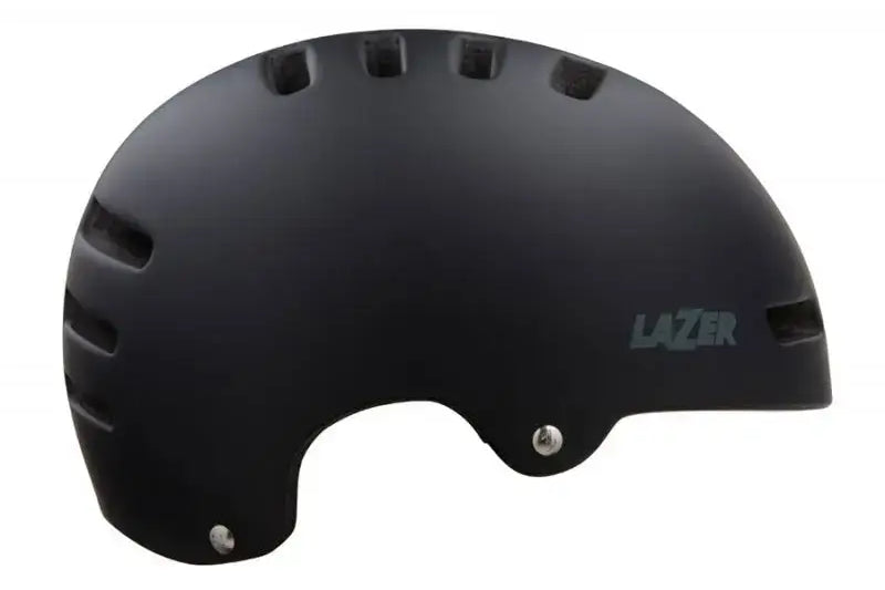 Lazer Armor 2.0 E-Bike Helm in Schwarz, Seitenansicht mit aerodynamischem und schlankem Design