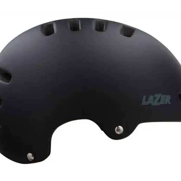 Lazer Armor 2.0 E-Bike Helm in Schwarz, Seitenansicht mit aerodynamischem und schlankem Design