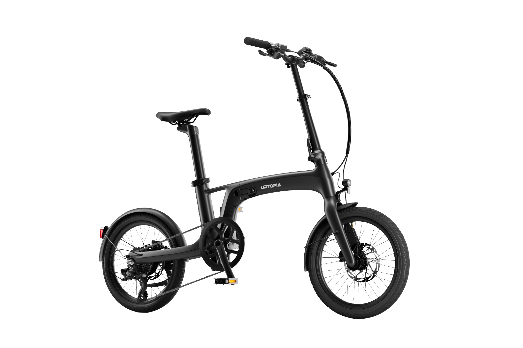 Urtopia Carbon Fold 2 in Schwarz, Frontansicht