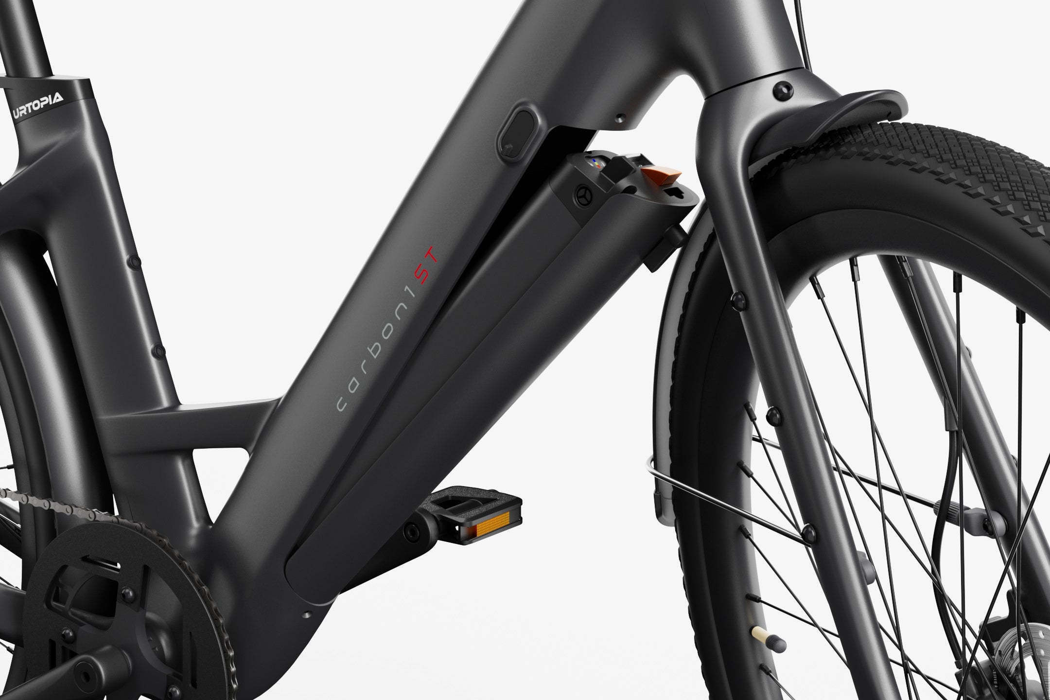 Entnehmbarer Samsung-Akku des Urtopia Carbon 1 ST