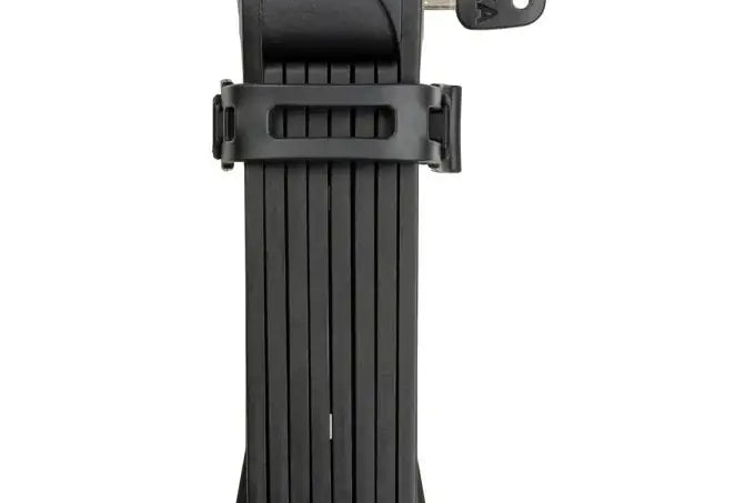 AXA Fold Lite 100 Faltschloss in Schwarz, leichtes und sicheres Fahrradschloss, ideal für täglichen Gebrauch.