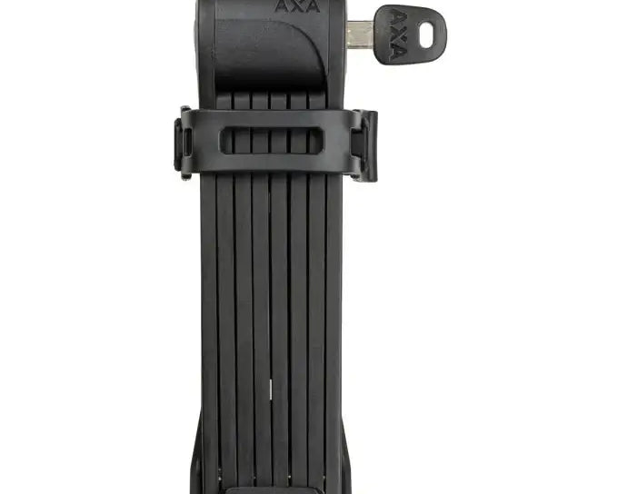 AXA Fold Lite 100 Faltschloss in Schwarz, leichtes und sicheres Fahrradschloss, ideal für täglichen Gebrauch.