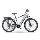 ROVER Trekking E-Bike TMM 709 in Silber mit Bafang Mittelmotor, ideal für lange Touren und steile Anstiege.