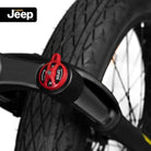 Hinterrad mit Scheibenbremse des Jeep Mountain FAT E-Bike MHFR 7100, Nahaufnahme