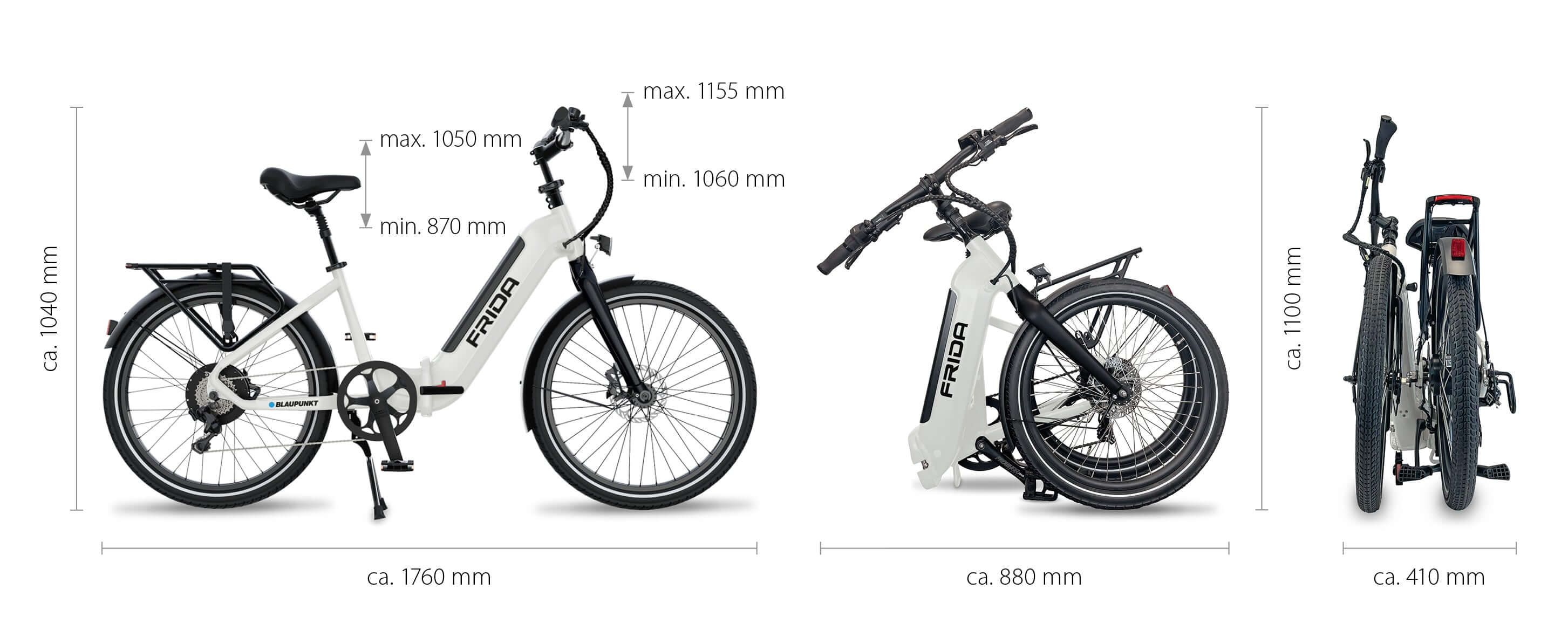 Blaupunkt Frida E-Bike - Modernes und vielseitiges E-Bike für den Alltag