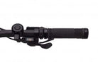 Detailansicht des Lenkergriffs der Saxxx Everest 5.0 E-MTB mit Schaltmechanismus und rutschfester Oberfläche.