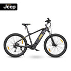 Jeep Mountain E-Bike MHM 7010, Seitenansicht mit Fatbike-Reifen und stabilem Rahmen für Geländefahrten