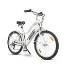 ROVER Cruise E-Bike CLR 707, Vorderansicht mit breiten Reifen und Vorderlicht.