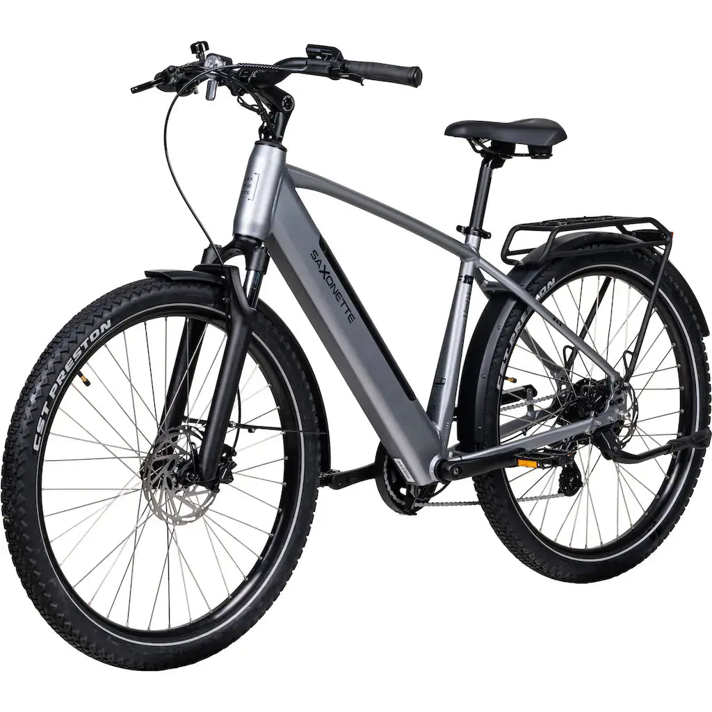 Saxonette X-ROAD 5.2 Trekking E-Bike – Hinterrad mit Schaltung und Motor
