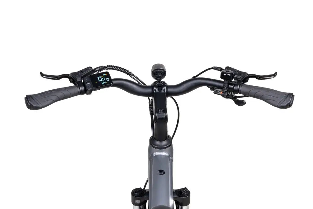 Saxonette X-ROAD 5.2 Trekking E-Bike – Lenker mit Bedienelementen und LCD-Display