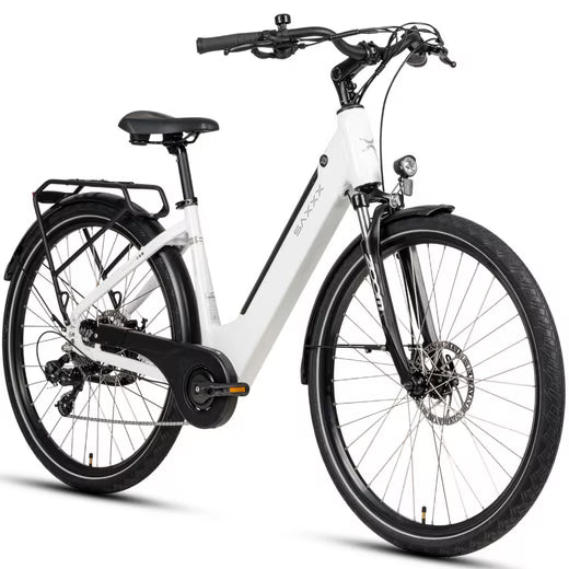 Vorderansicht des Saxxx Comfort Sport EASY mit Vorderrad und Gabel