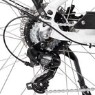 Nahaufnahme des Hinterrads mit Antrieb am Saxonette Comfort Sport EASY E-Bike