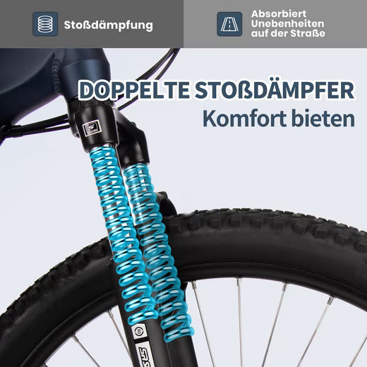 Saxx Everest 2.0 E-MTB Rahmen und Federgabel für Offroad-Fahrten