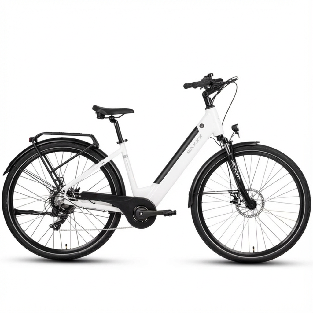 Saxxx Comfort Sport EASY – E-Citybike mit 468 Wh Akku – EFactory