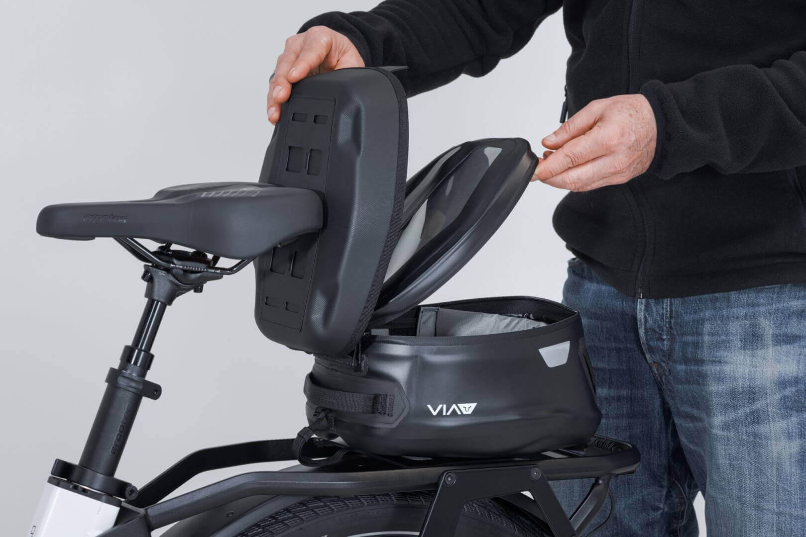 VIA Hecktasche Yukon WP in der Anwendung – praktische Nutzung am E-Bike