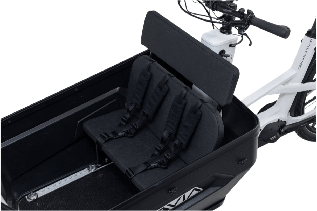 VIA Kindersitz – stabiler Fahrradkindersitz für sichere Mitnahme am E-Bike