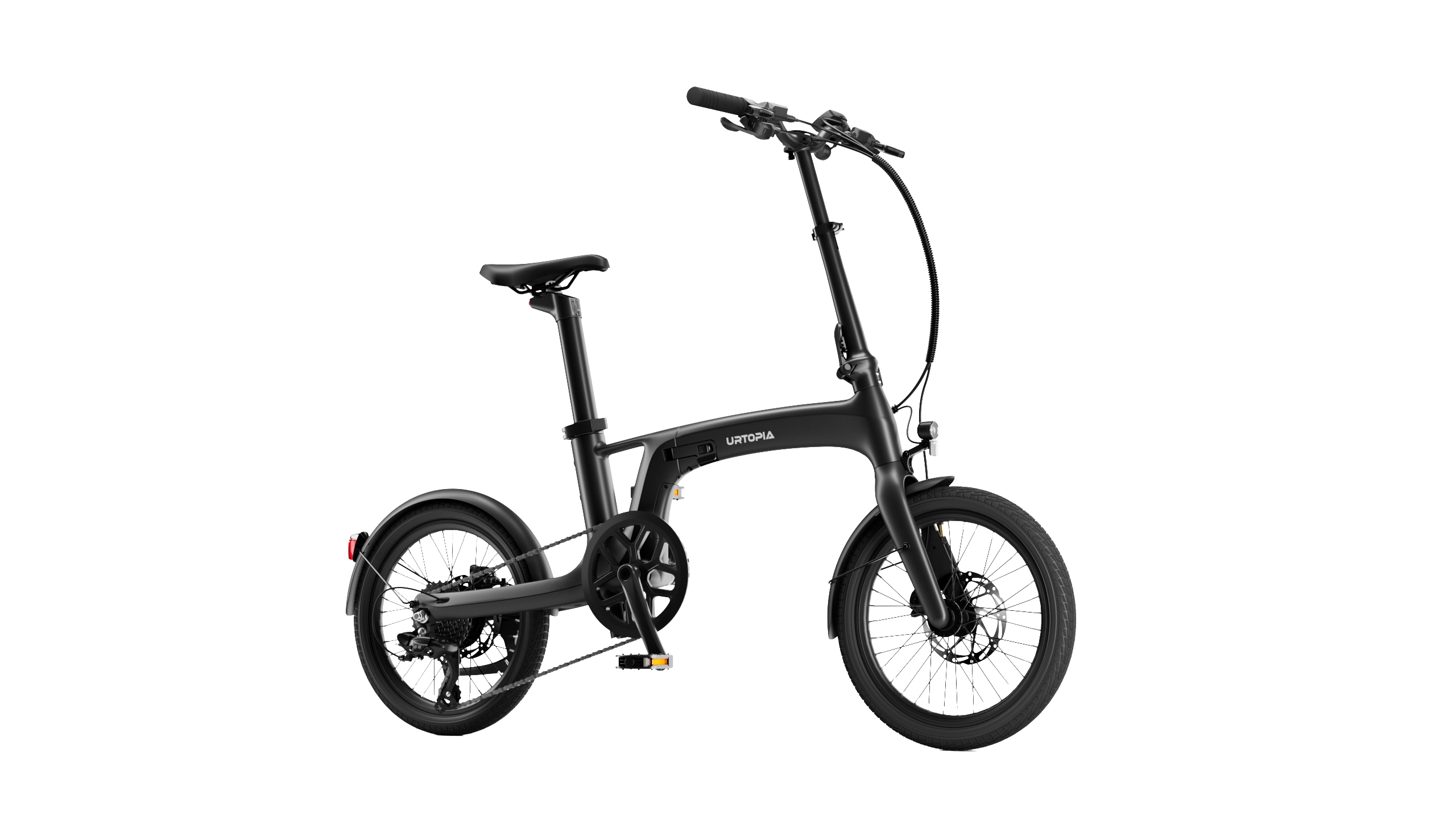 Urtopia Carbon Fold 2 in Schwarz, Frontansicht