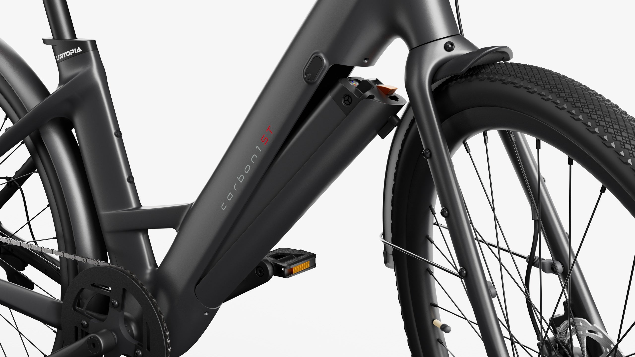 Entnehmbarer Samsung-Akku des Urtopia Carbon 1 ST