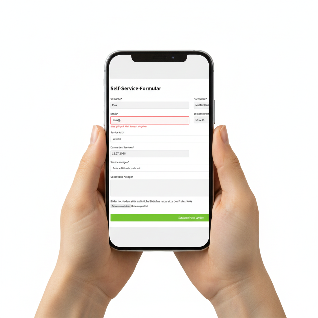 Self-Service Formular